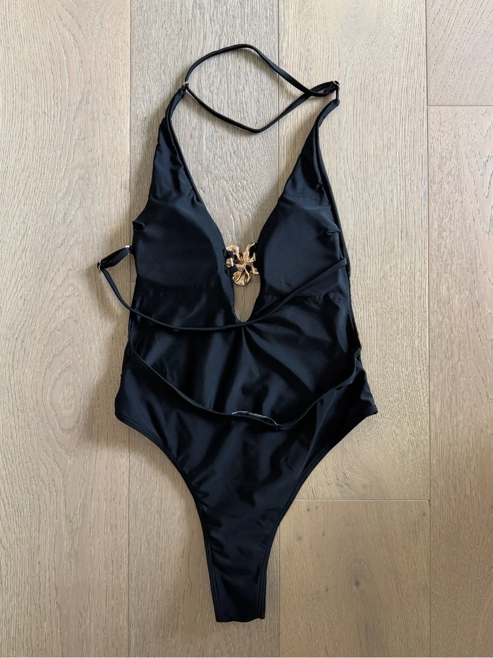 AKIRA TO THE YACHT Black One Piece Swimsuit